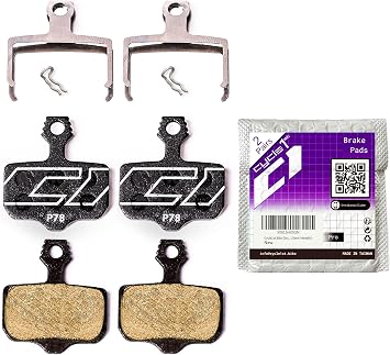 Bike Disc Brake Pads Compatible with SRAM 2-Piston Caliper Level eTap AXS Red/Force/Rival AVID Elixir -Road/Gravel/MTB 78 Series Semi-Metallic/Ceramic/Aluminum
