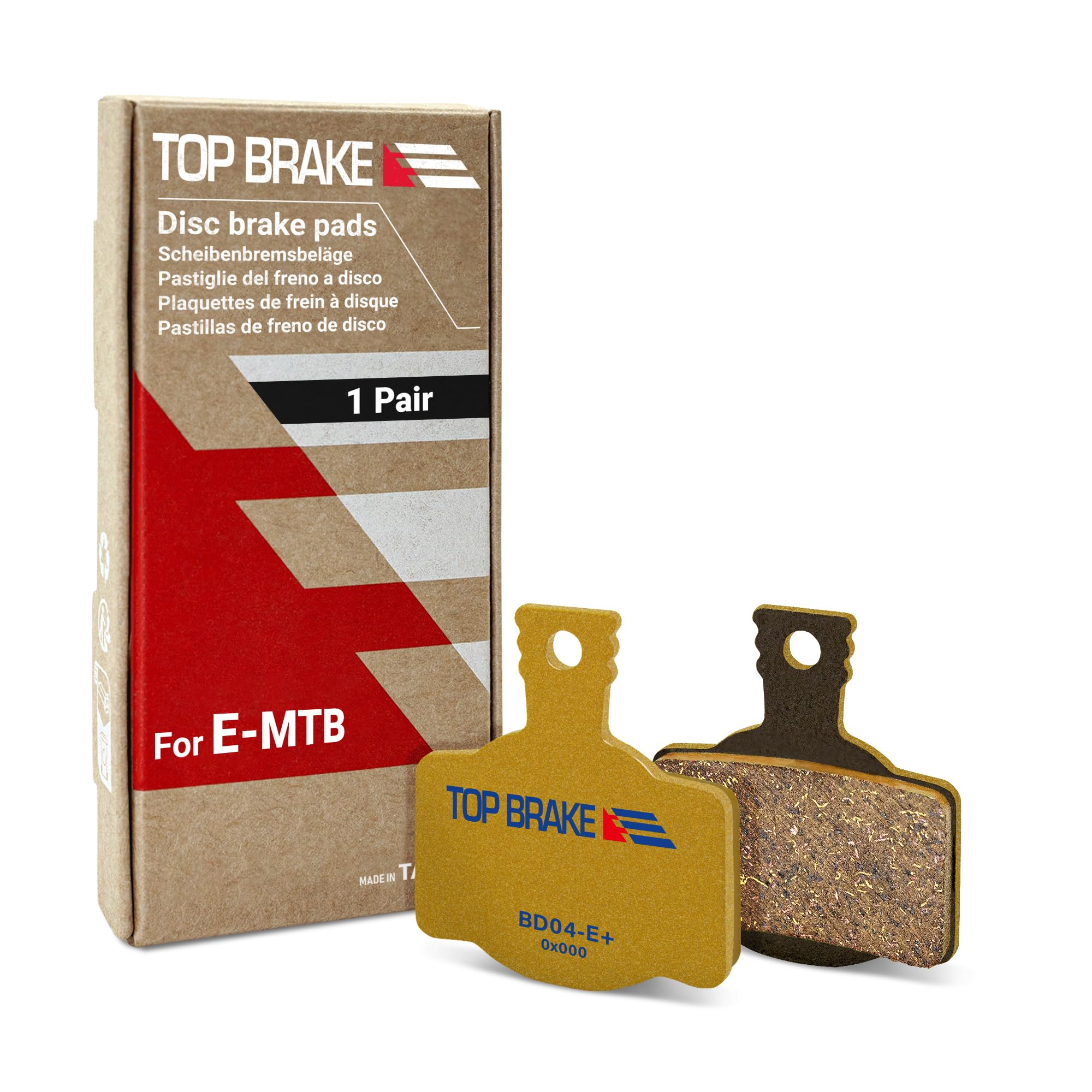 TOP BRAKE Plaquettes de Frein à Disque compatibles avec MAGURA MT2 MT4 MT6 MT8 MT4E MT8 Pro MT8 SL MT Sport MT Trail Rear | VTT VTTAE Gravel Cross Country(XC) Racing Trail All Mountain Cycling