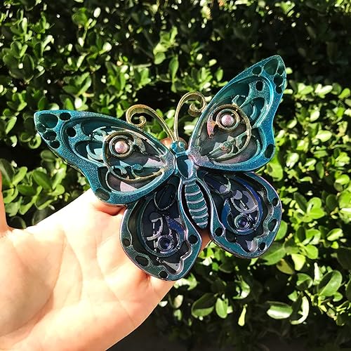 Miniatura 2 de Molde de silicona de mariposa 3D, molde de resina animal, estatua de animal grande, molde de epoxi, molde de fundición para manualidades, para