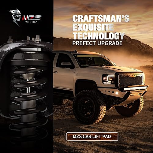 Miniatura 2 de MZS Kit de nivelación frontal de 12 pulgada Espaciadores de puntal de elevación compatibles con Tahoe Silverado Sierra Suburban Yukon 15002007-2013