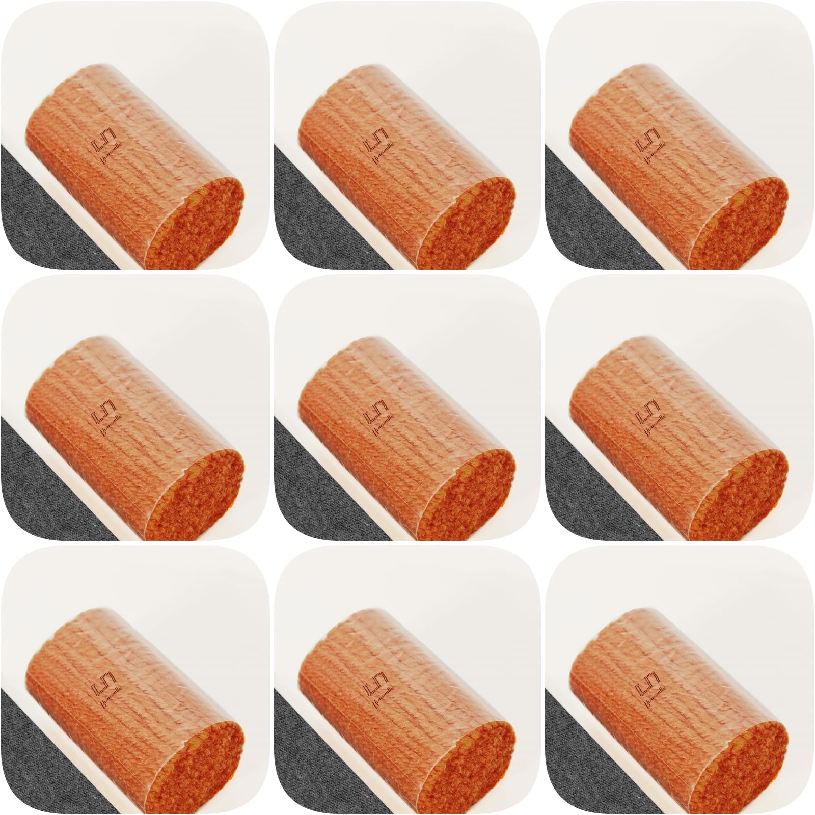 Yglnden 10 Bundles Latch Hook Kit Colorful Yarn Bundles Cut Rug DIY Latch Hook Yarn for Handmake Craft Sewing Knitting for Adults (10 Bundles# Light Brown A)