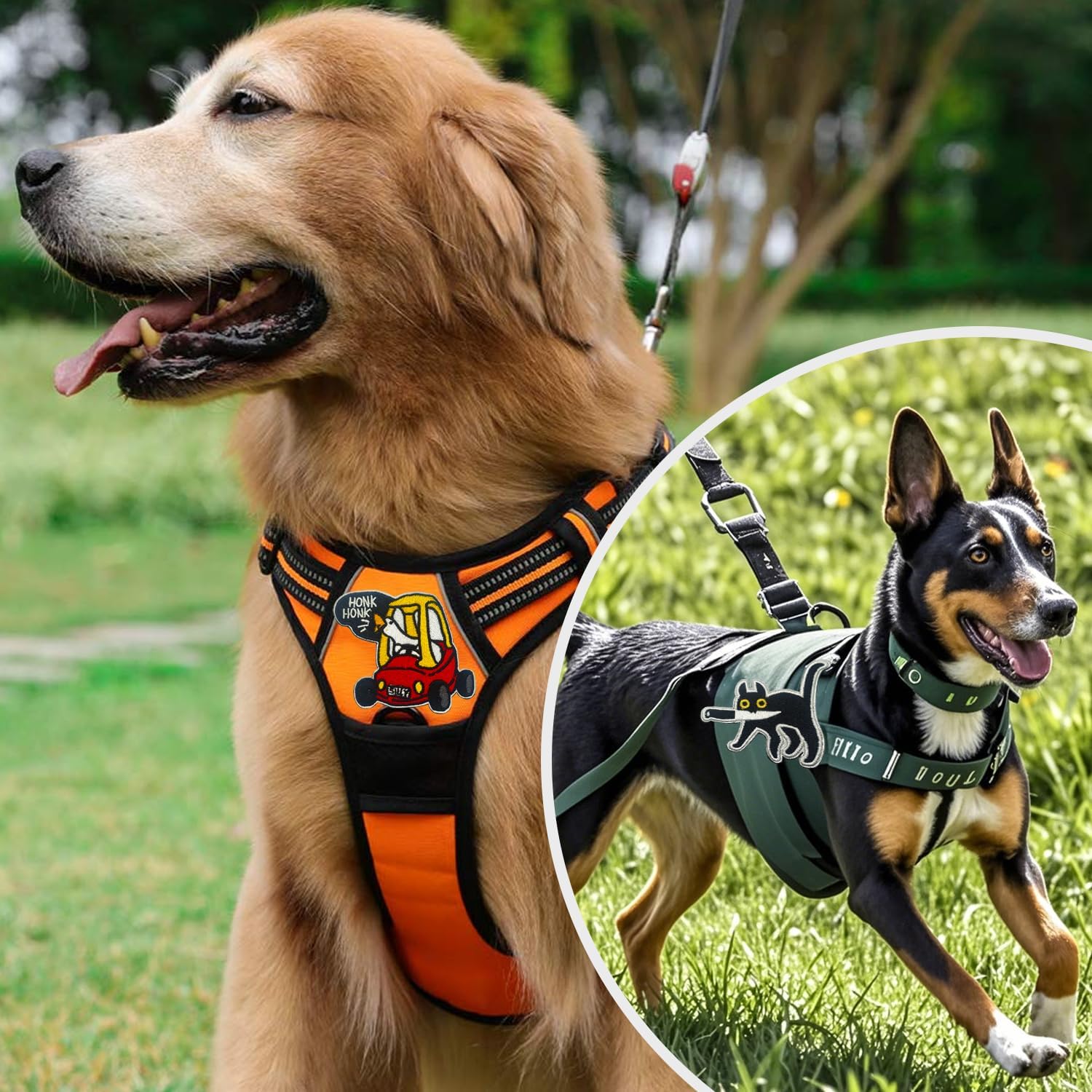 12pcs Funny Patch, American Flag Hook and Loop Tactical Patches for Jackets, Cute Animal Morale Embroidered Patches, DIY Applique Accessories for Backpacks, Dog Harnesses, Army Vests, Bags, Hats
