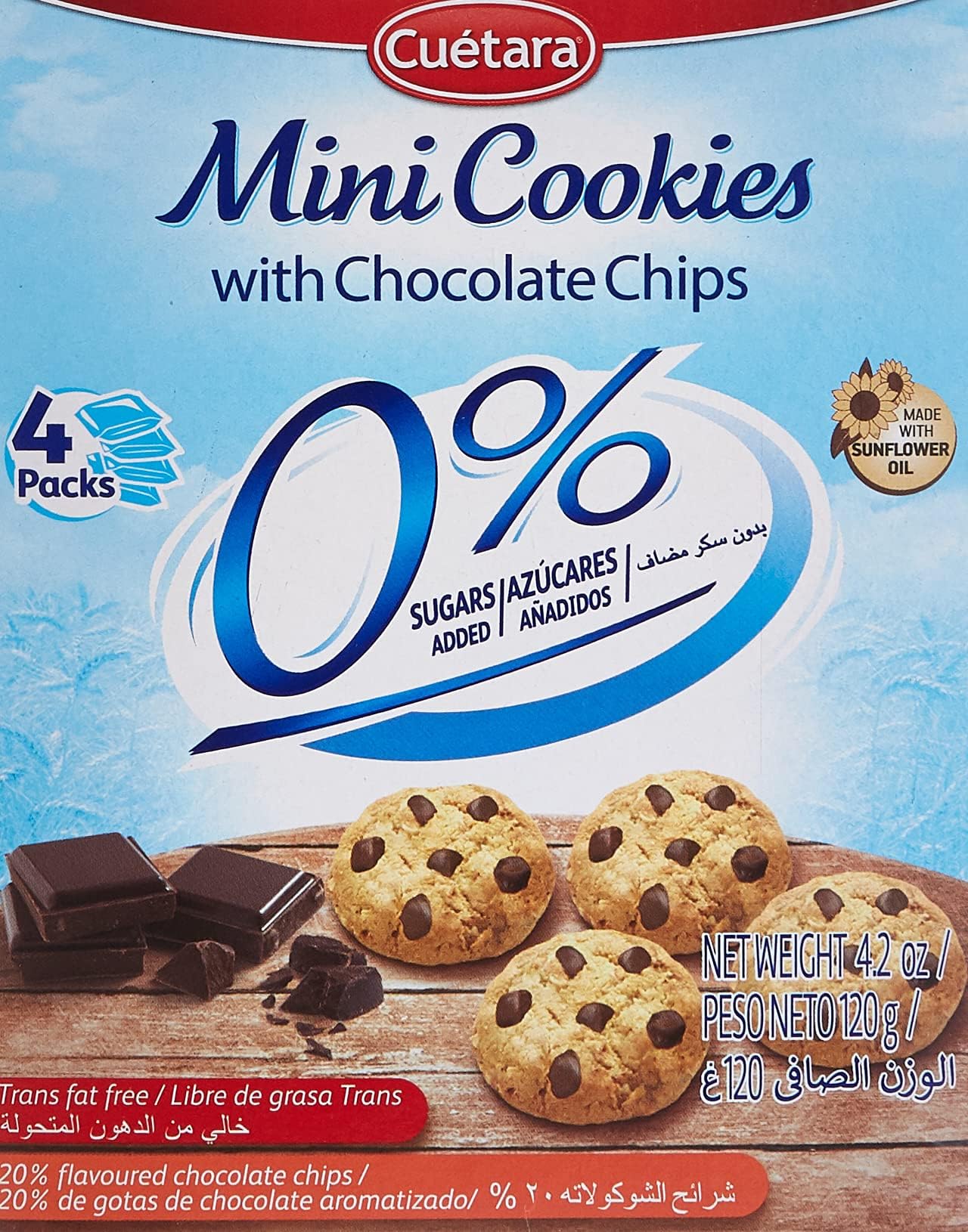 Digesta Light Mini Chocolate Chip Cookies, 120gm