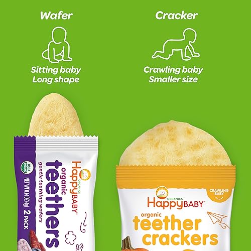 Miniatura 4 de Obleas suaves y orgánicas para morder Happy Baby