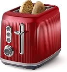 Oster® Retro 2-Slice Toaster with Quick-Check Lever, Extra-Wide Slots, Impressions Collection, White