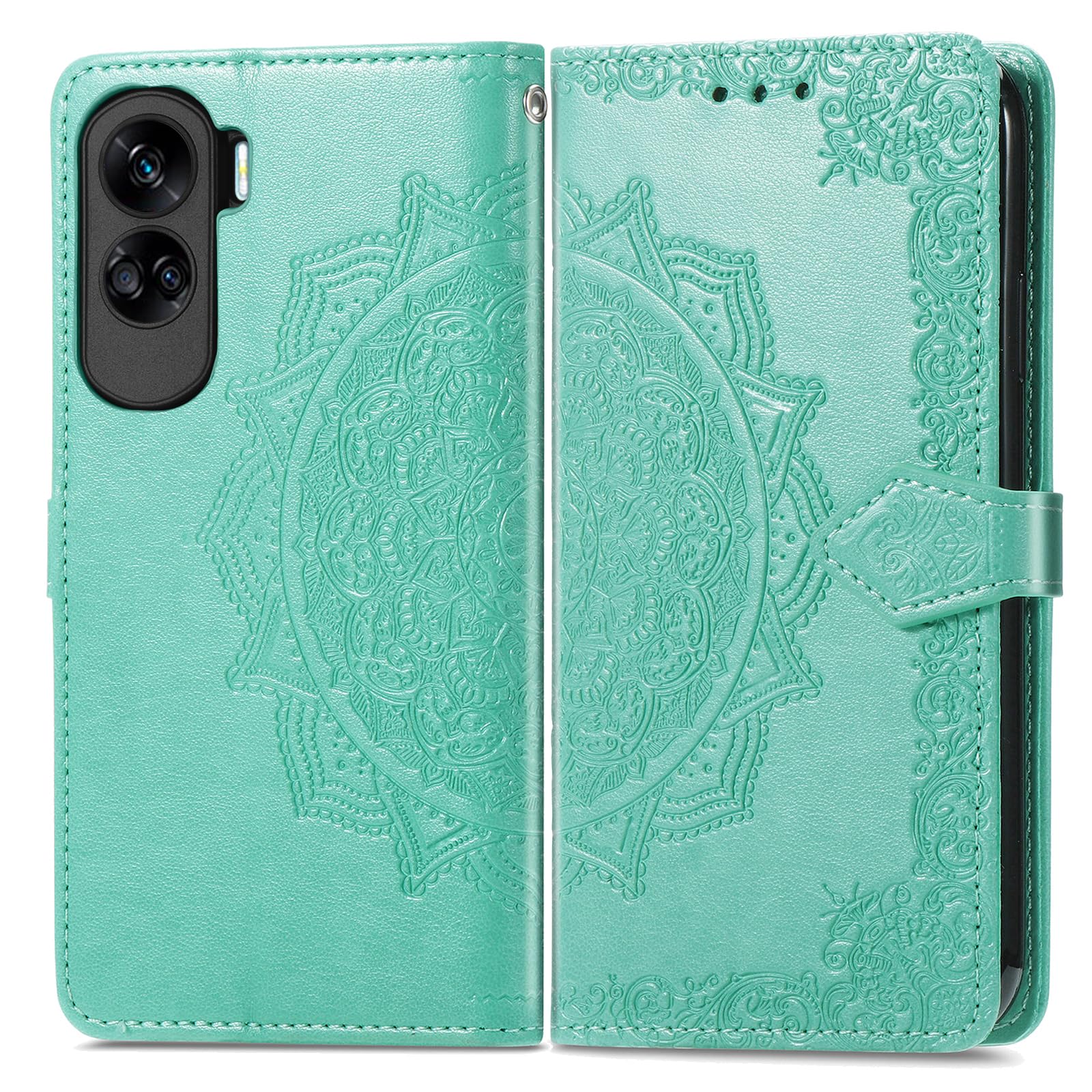 Fertuo Cover per Honor Magic 7 Lite 5G, Custodia Portafoglio a Libro in Pelle Flip Cover