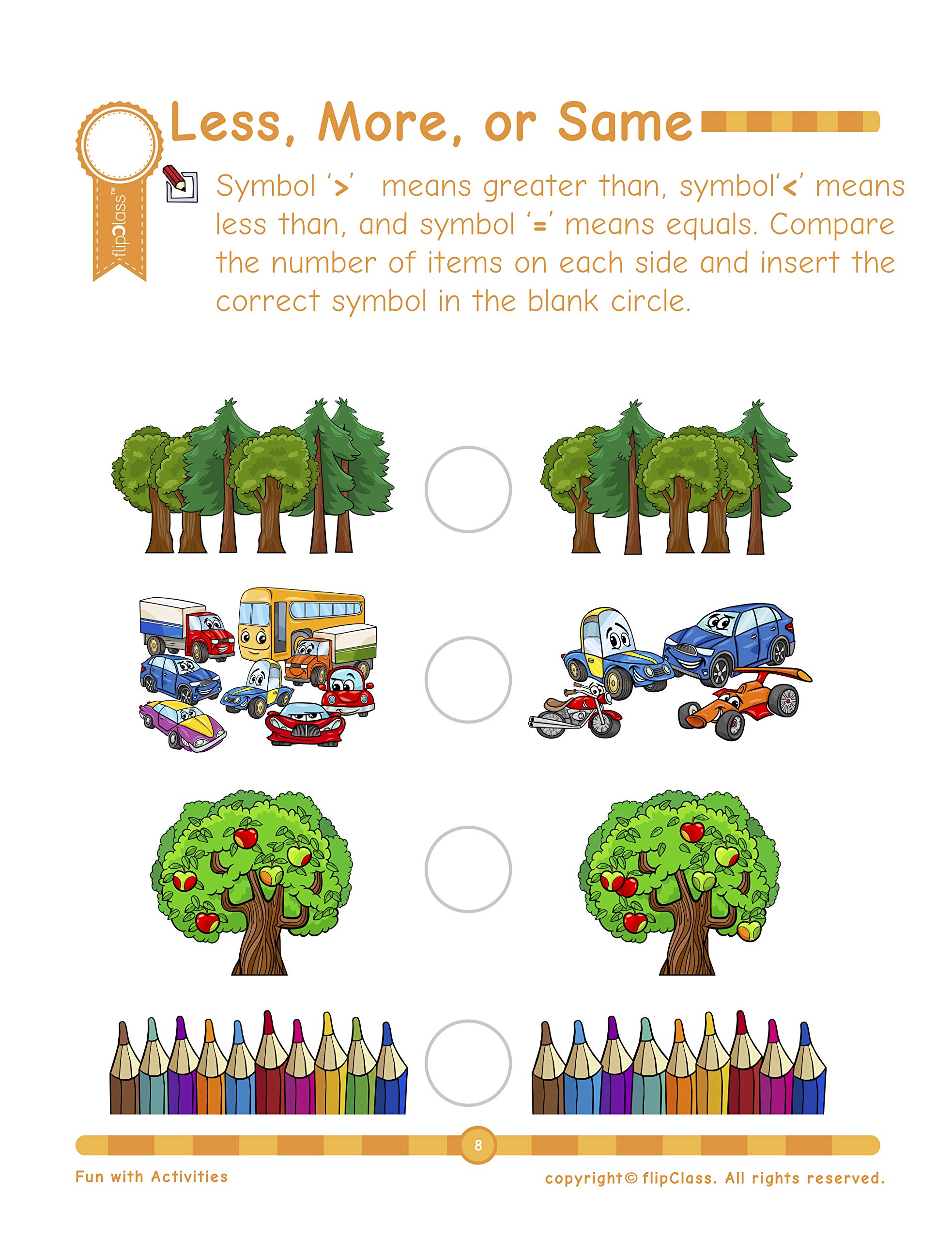 Fun with Activities II: Kindergarten Workbook: Little Genius Series: Skill Building Fun Activities To Help Your Child’s Logical Thinking, Observational Skills & Hand Coordination (4-6 years) 1