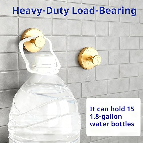 Miniatura 7 de Ganchos de ventosa para coronas de puerta, resistentes y reutilizables con ventosa para puerta delantera, pared de baño, cocina, ventana de vidrio,