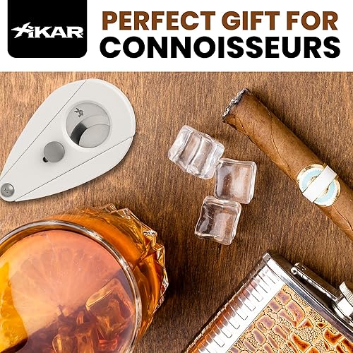 Miniatura 7 de Xikar Xi2 Cortador de Cigarros - Cortador de Cigarros de Doble Guillotina de Precisión con Hojas de Acero Inoxidable 440  Cortador de Cigarros de