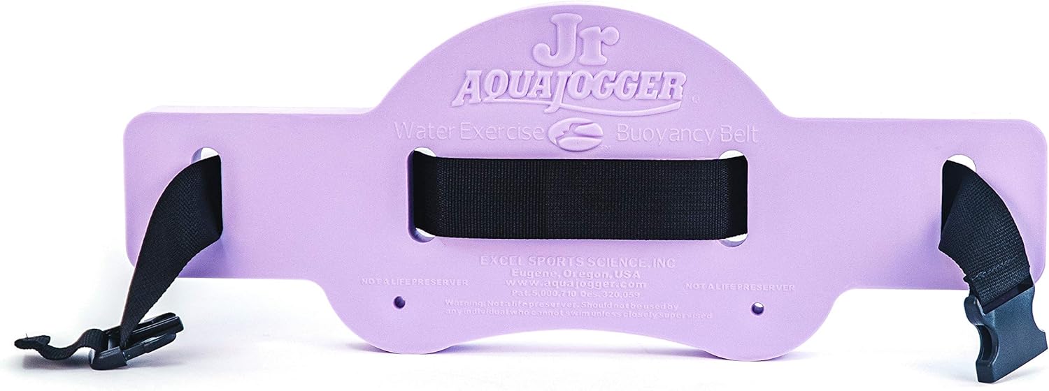 Aqua Jogger Kids Junior Purple Swim Belt, Buoyancy Belt, Fitness Belt for Youth, Kids Flotation, Great for Pool Swimming or Training: Sports & Outdoors