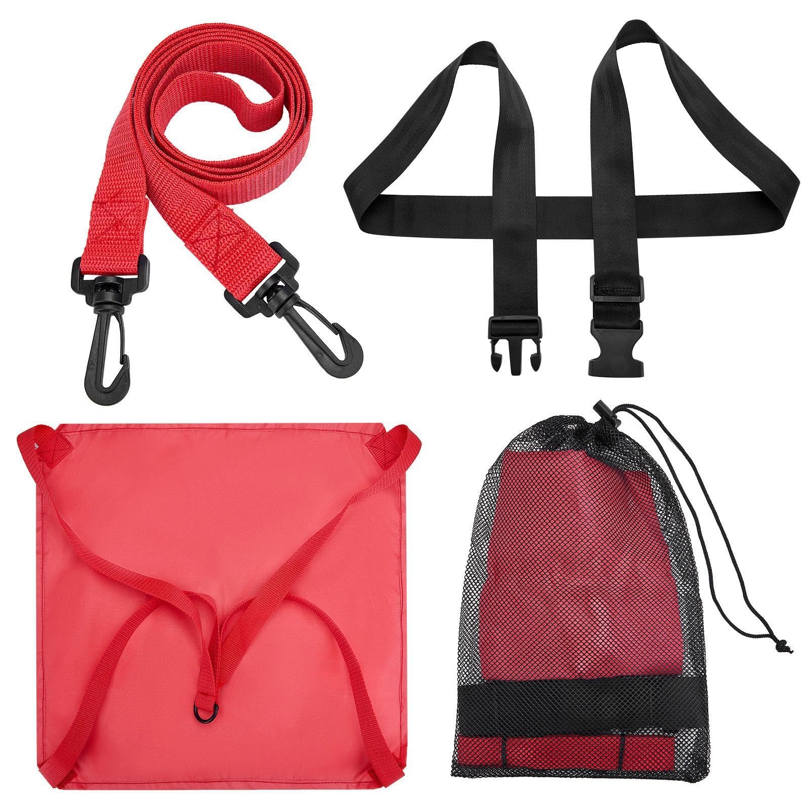 Parachute De Natation Avec Ceinture Réglable – Résistance Variable, Pour Musculation Et Amélioration De La Vitesse