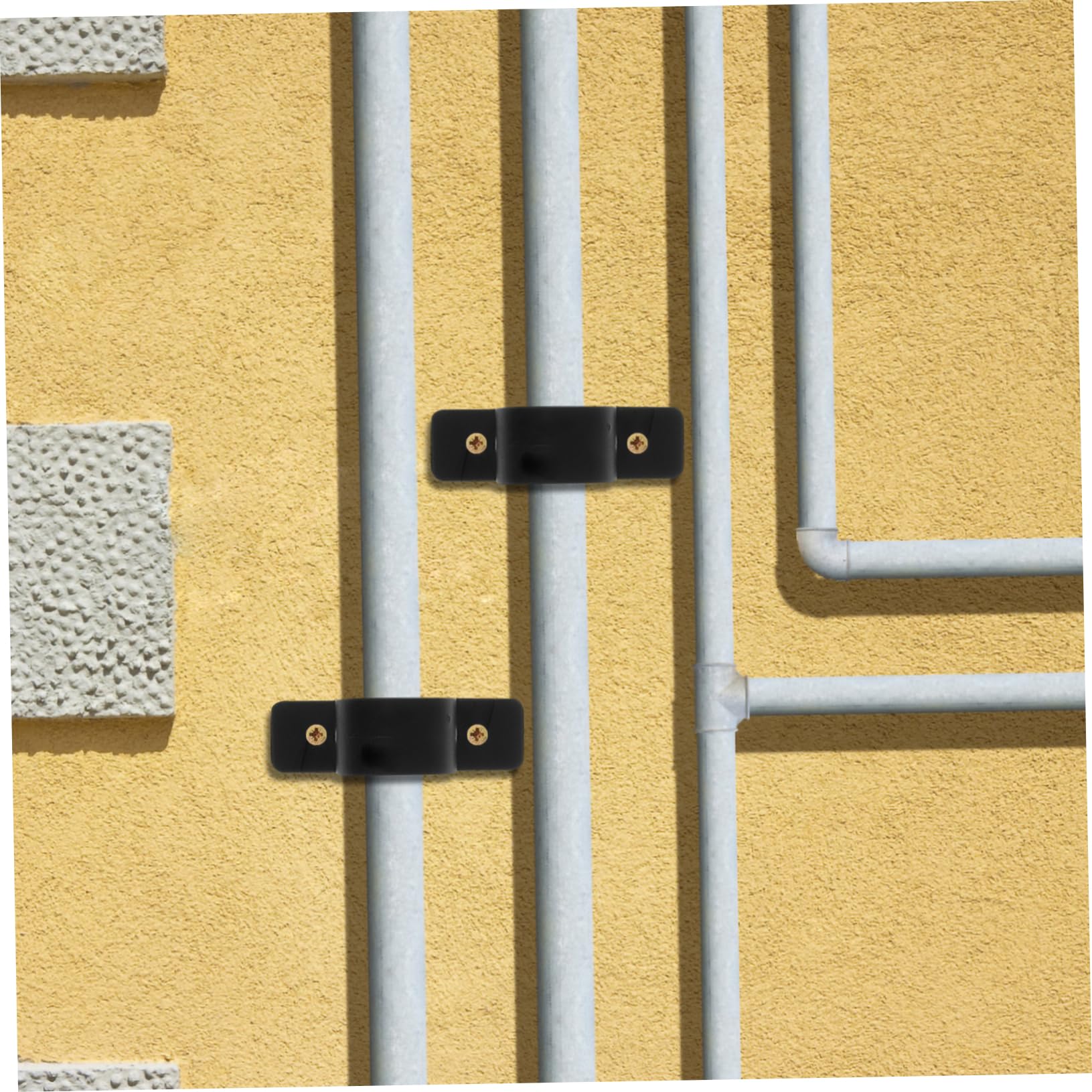 Soportes de Tubería Pex de Plástico Negro 3/4 Pulgadas, 50 Piezas | Montaje en Pared y Techo, para Proyectos de Plomería y Obra Comercial, Formato a Granel