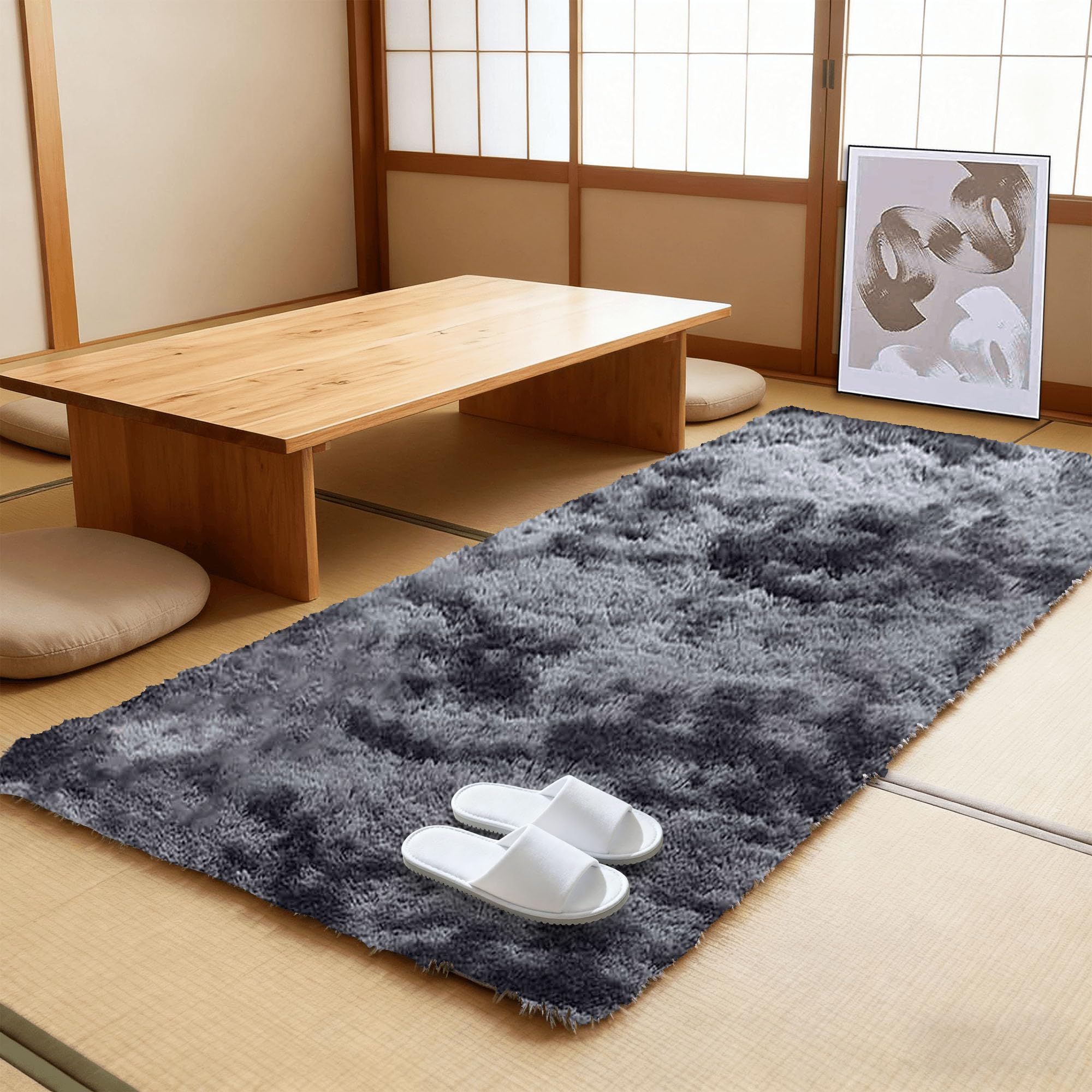 Tapis salon 60 x 200 cm lavable en machine pour un entretien facile et une chambre d enfant propre