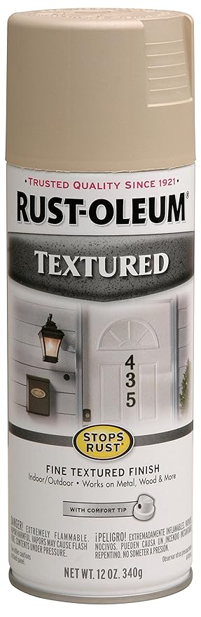 Rust-Oleum 7223830 Stops Rust Textured Finish Spray Paint (SANDSTONE, 340 grams)