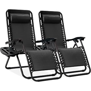 Best Choice Products Zero Gravity Chair Recliner, Black - Amazon product rated Grade A