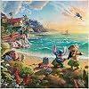 Thomas Kinkade Studios Disney Lilo & Stitch 14 x 14