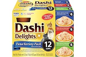 Inaba Churu Tuna Dashi Delights Shredded Chicken & Bonito Flake Broth Cat Food