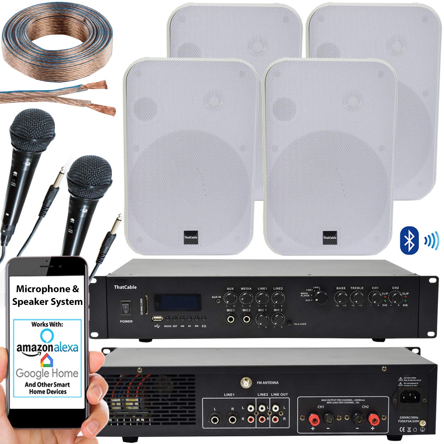 Buy 400W Stereo Bluetooth Karaoke/Public Address System 2 Channel