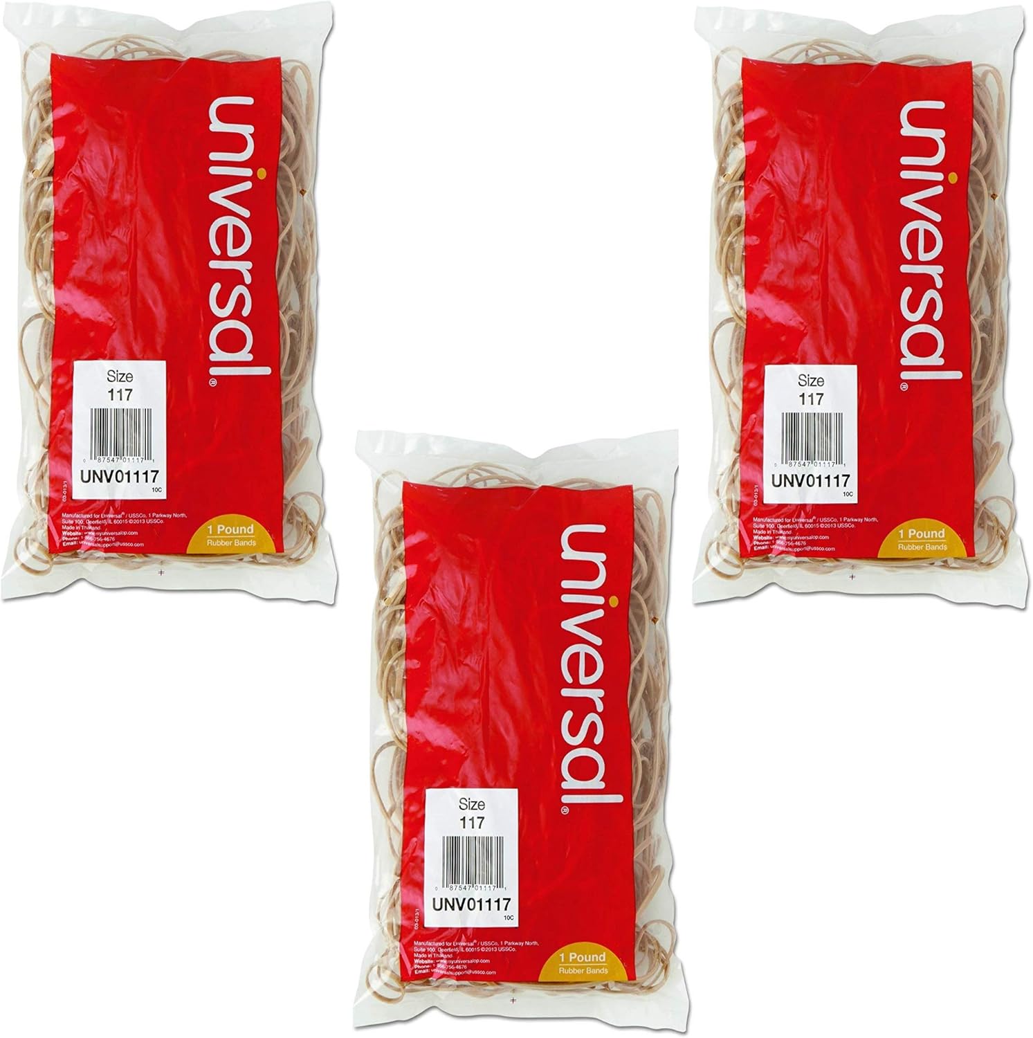 Assorted Size Natural Rubber Bands 10g - Stationery Wholesale