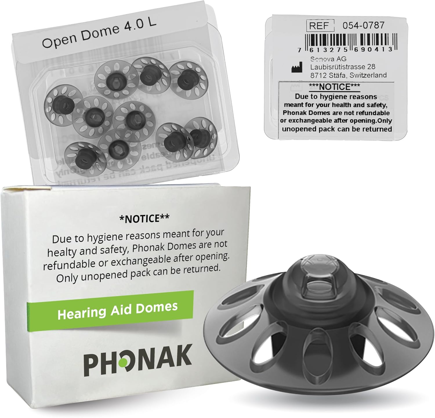 Phonak Open 4.0 Dome Large (0.43 inch=11mm) 10 Domes