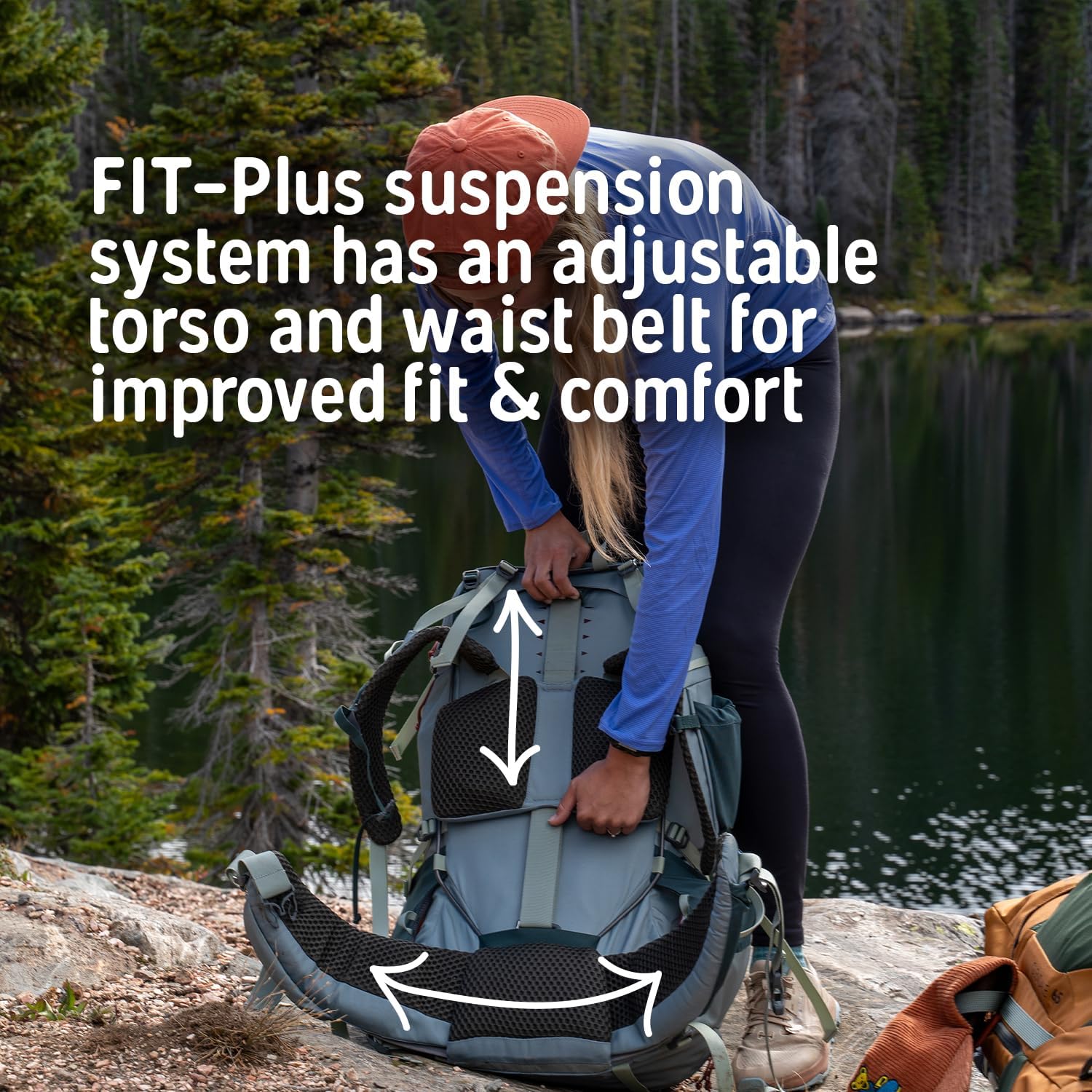 Kelty Glendale 65L – 105L Multi-day Backpacking Thru Hiking Pack, Adjustable Suspension, Customized Fit (Cathay Spice, 65L)