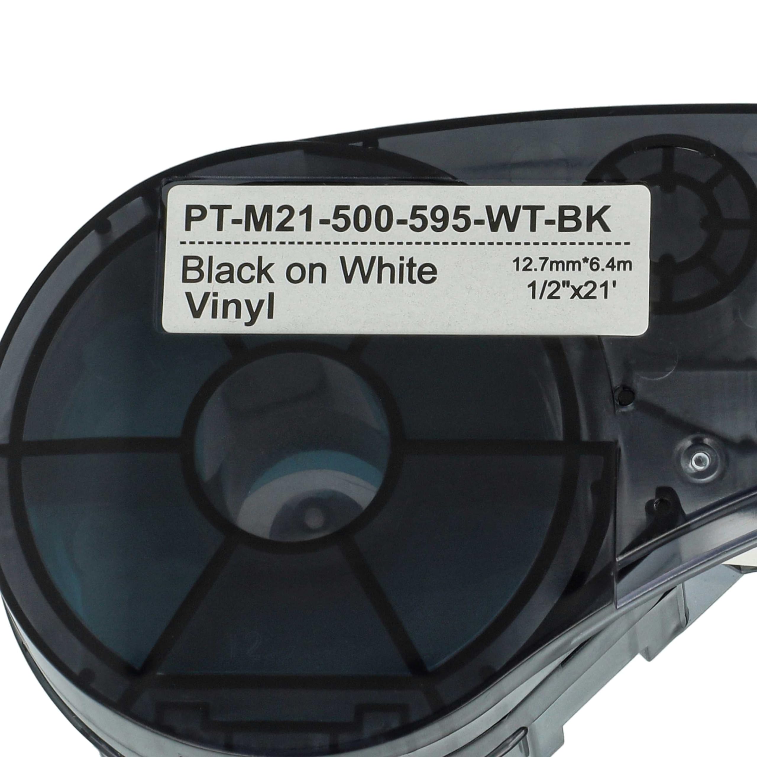 vhbw 5x Rubans compatible avec Brady BMP21-LAB