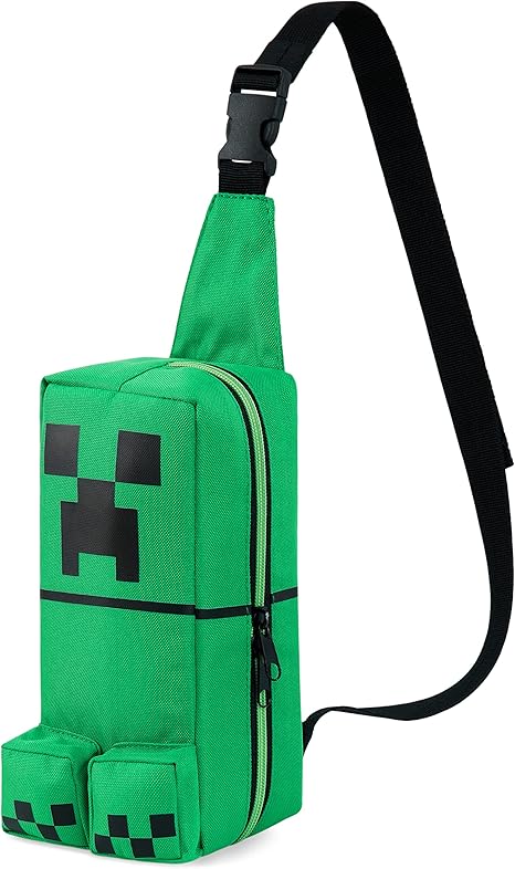 Découvrez la présence de Sega à BGS 2025 avec Sonic Racing: Crossworlds 9 81PMFAUHJ L. AC SX466 Minecraft Crossbody Bag for Boys Teens Creeper Sling Bag Chest Bag for Travel (Green)