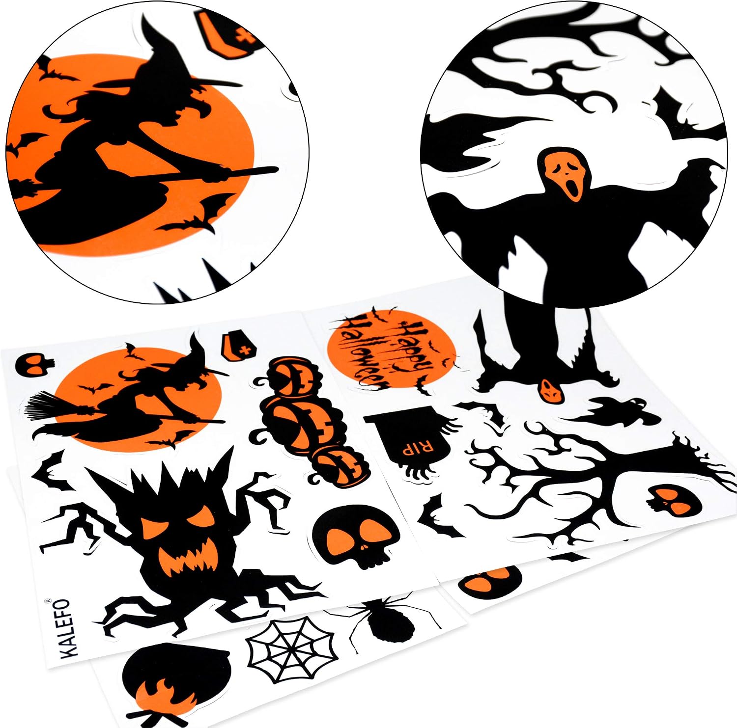 Halloween Decorations Clings Holiday Window Decals