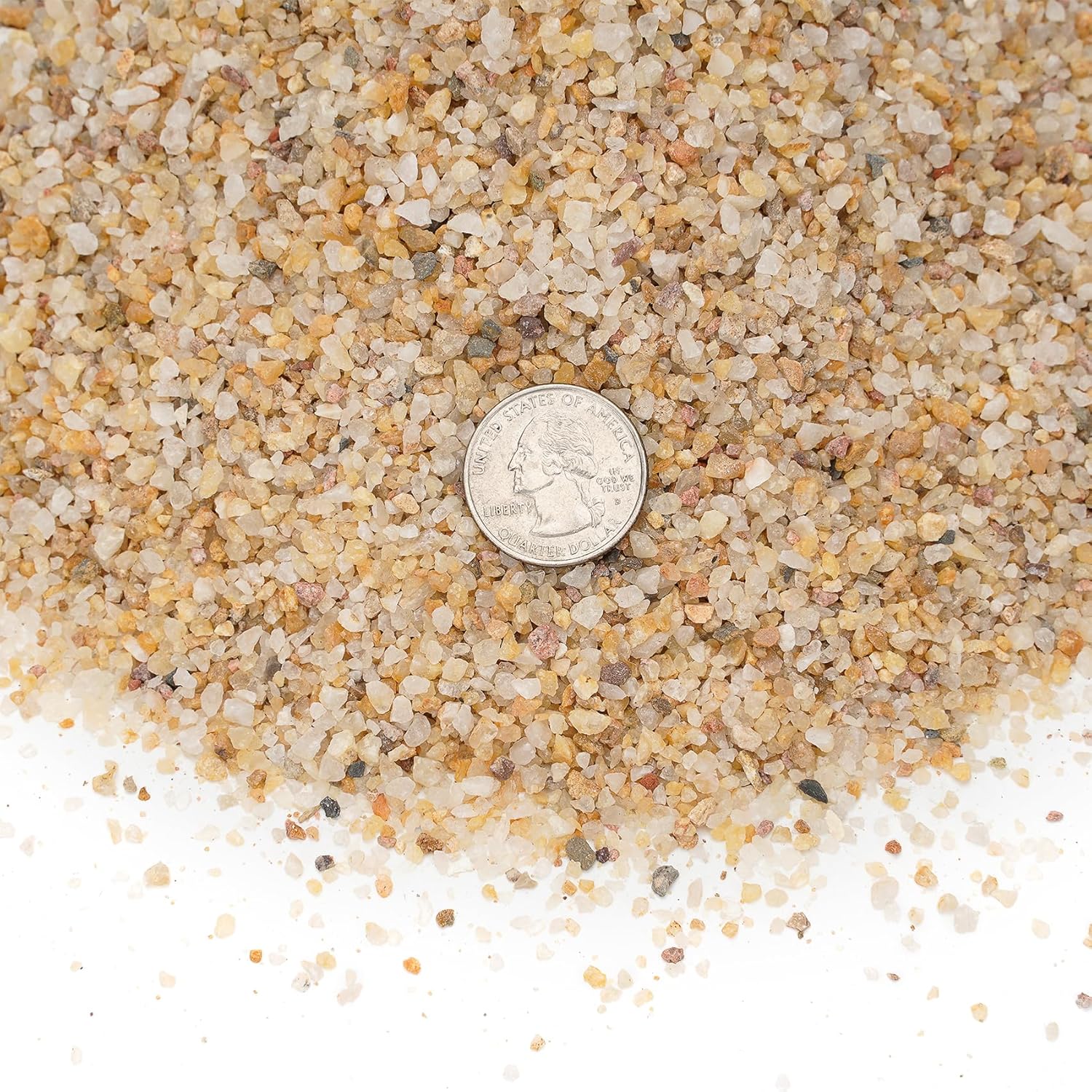 Stanbroil Silica Sand for Fire Pit Fireplace and Base Layer Decoration - 10-Pound Heatproof and Fire Proof Fire Sand for Use Under Gas Logs, Lava Rock or Fire Glass (0.03"-0.06") - 10lb