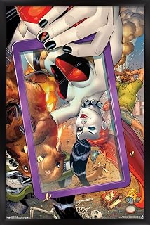 Trends International Wall Poster Harley Quinn Selfie, 22.375 x 34
