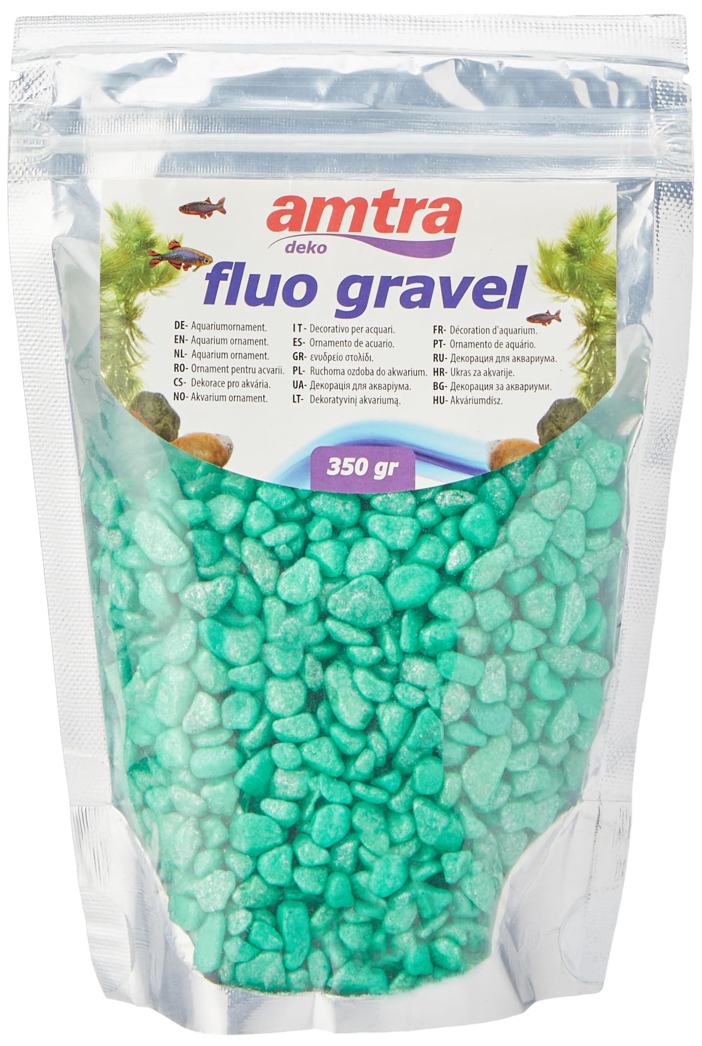 Amtra A4022480 Fluo Gravel Verde - 350 gr