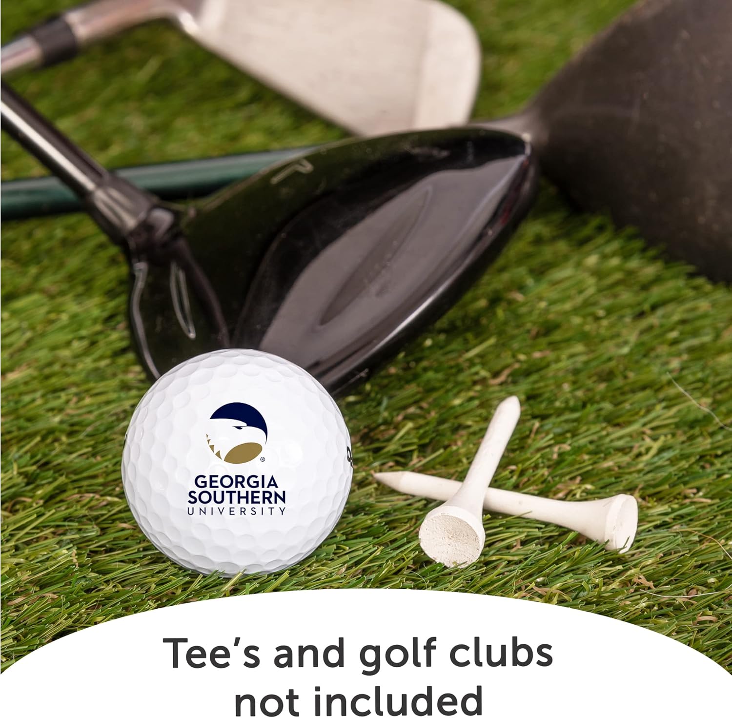 Desert Cactus Georgia Southern University Golf Balls 3 Pack – GSU Eagles Full Color Three – Officially Licensed Sport Team Accessory
