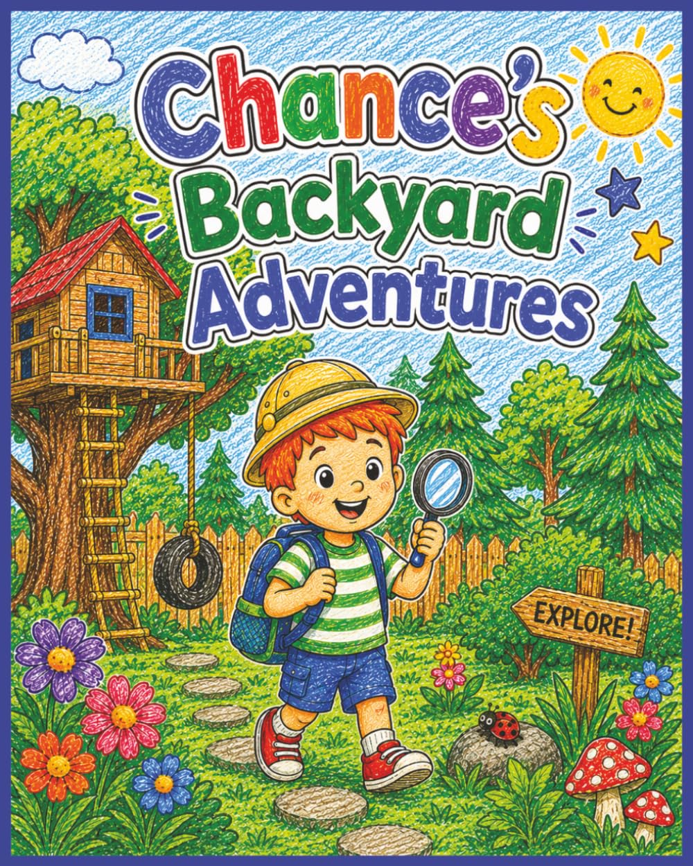 Chance's Backyard Adventures: Coloring Book