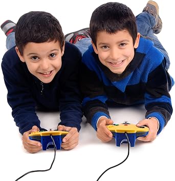 Classic N64 Controller, miadore Rerto N64 Gaming Remote Gamepad Joystick for N64 Console Video Game System ( Yellow and Blue)