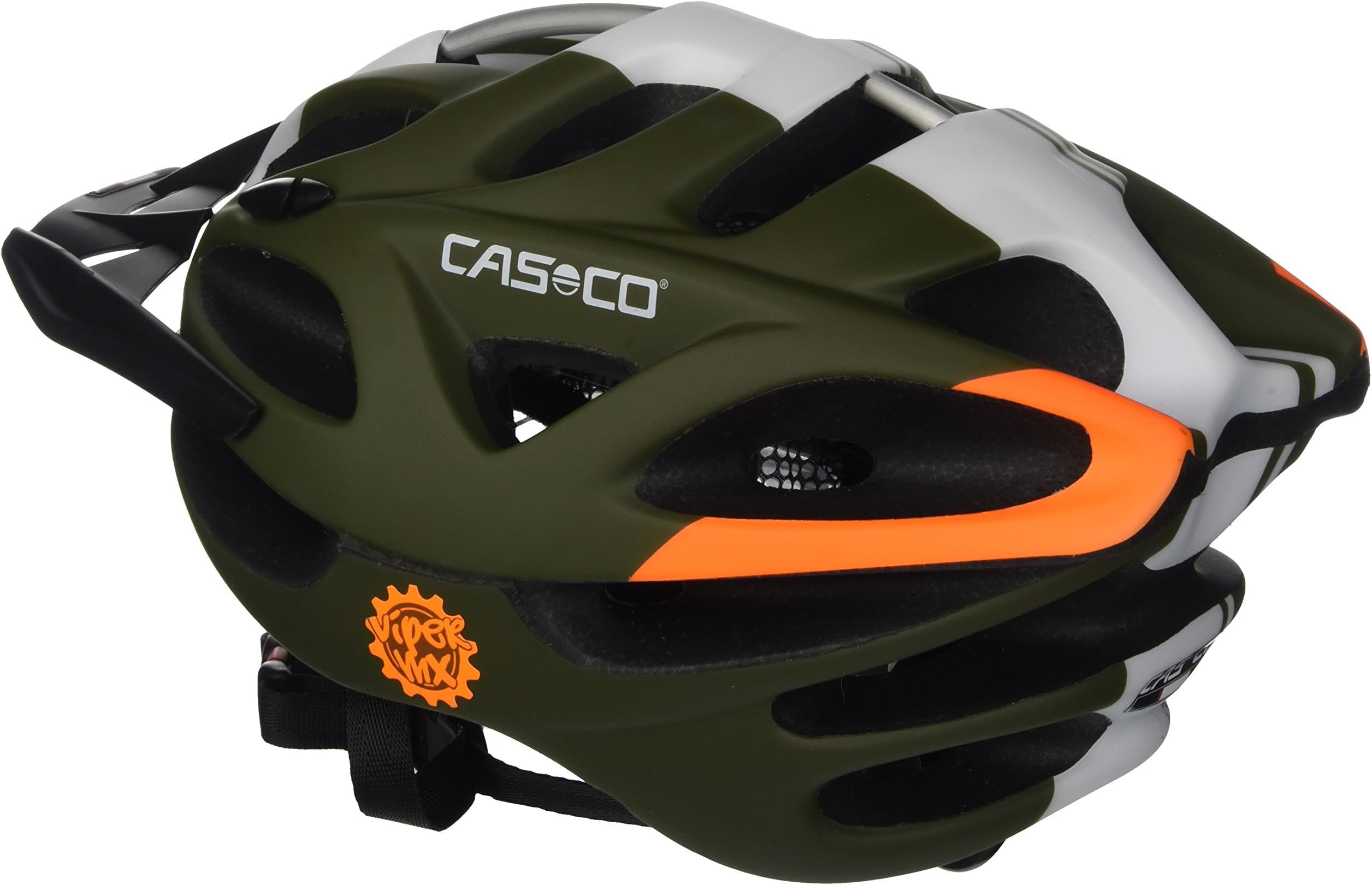 casco Viper MX Cycling Helmet – Green/White, Unisex, Viper MX, Green/White