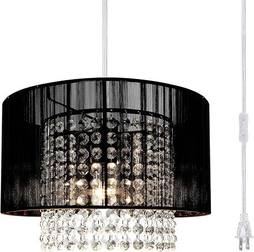 Miniatura 10 de TISLYCO Lámpara de Techo para Niños, Lámpara de Luna, Lámpara de Niñas para Dormitorio, Accesorio de Iluminación para Guardería 23.62 x 14.5