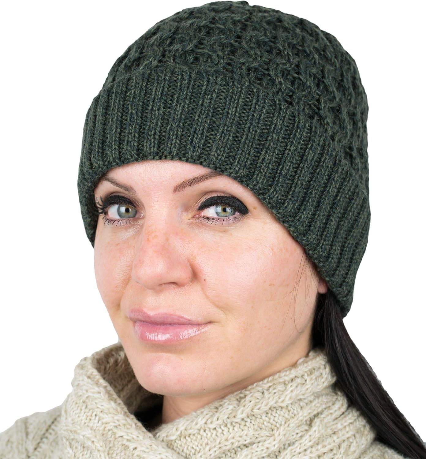 Unisex Beanie 100% Merino Wool Hat Soft and Warm Winter Hat