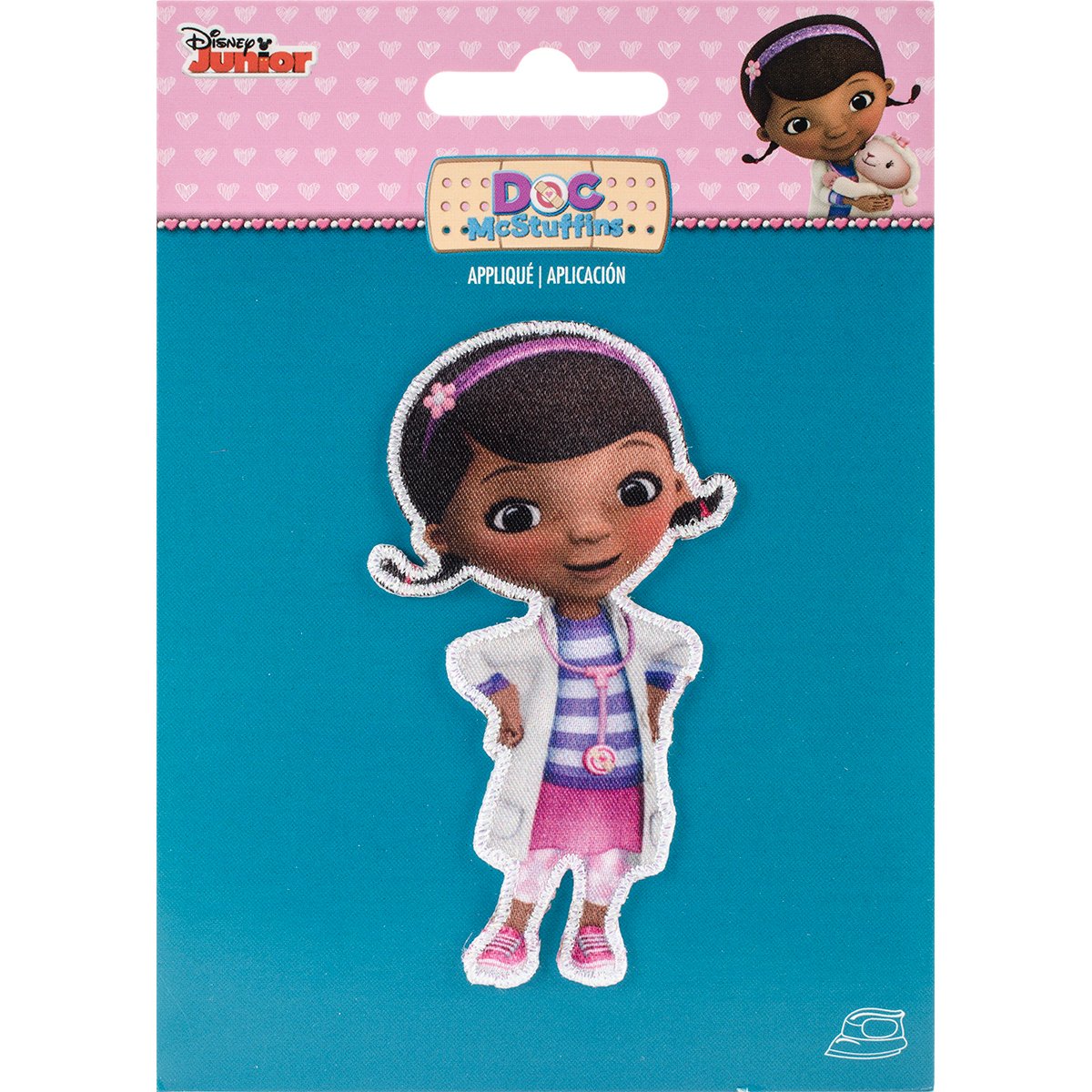 WRIGHTSProducts Disney Doc McStuffin Iron-On Applique-Doc McStuffin