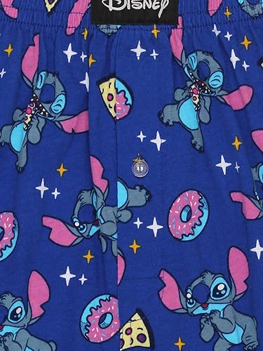 Miniatura 4 de Disney Lilo & Stitch - Pantalones cortos de algodón para hombre, con botones