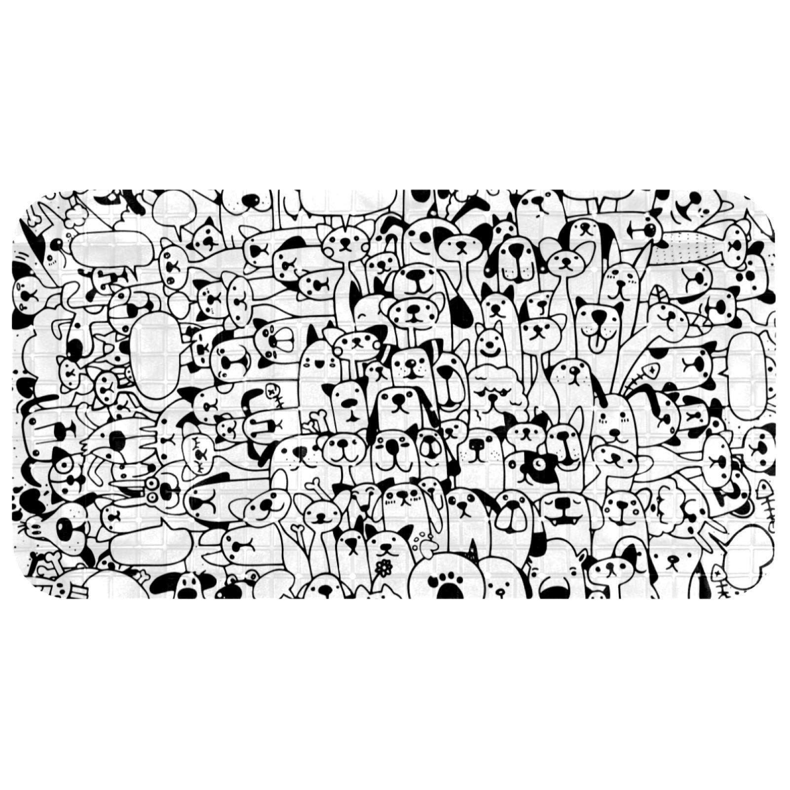 Tapis de bain pour chiens et chats écoresponsable 37,5 x 68,5 cm