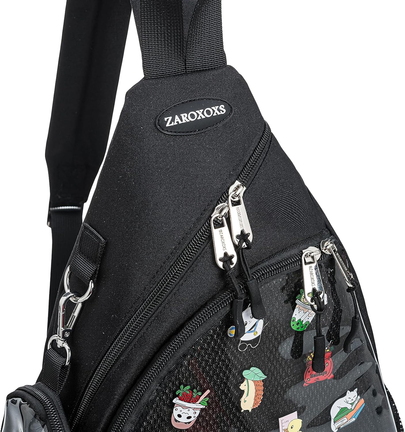 Mens Womens Oxford Ita Bag Pin Display Chest Pack Single Shoulder Bag Sport Backpack Packs Hiking Daypack - Image 7