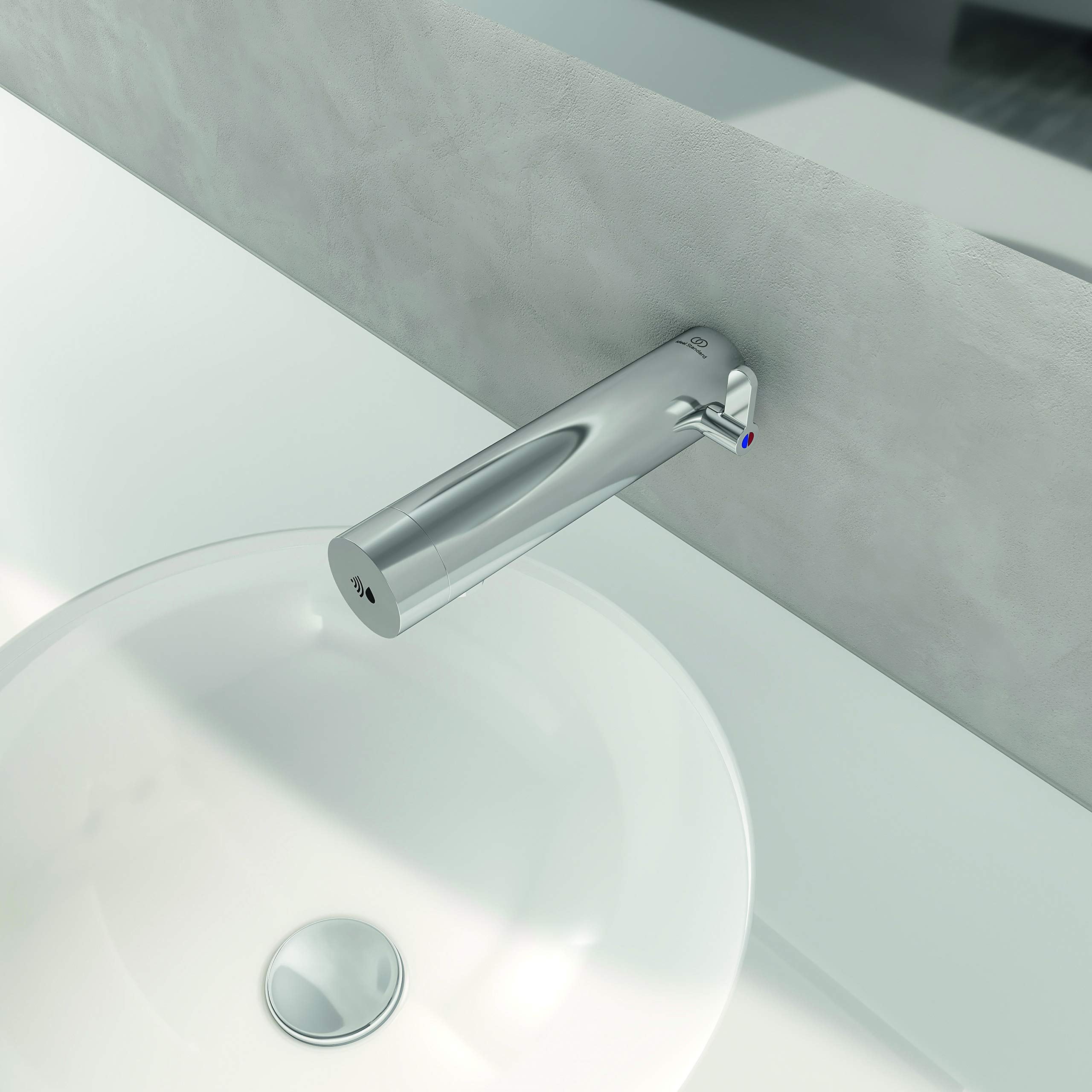 Ideal Standard - Sensorflow Miscelatore elettronico da incasso per lavabo, Cromato