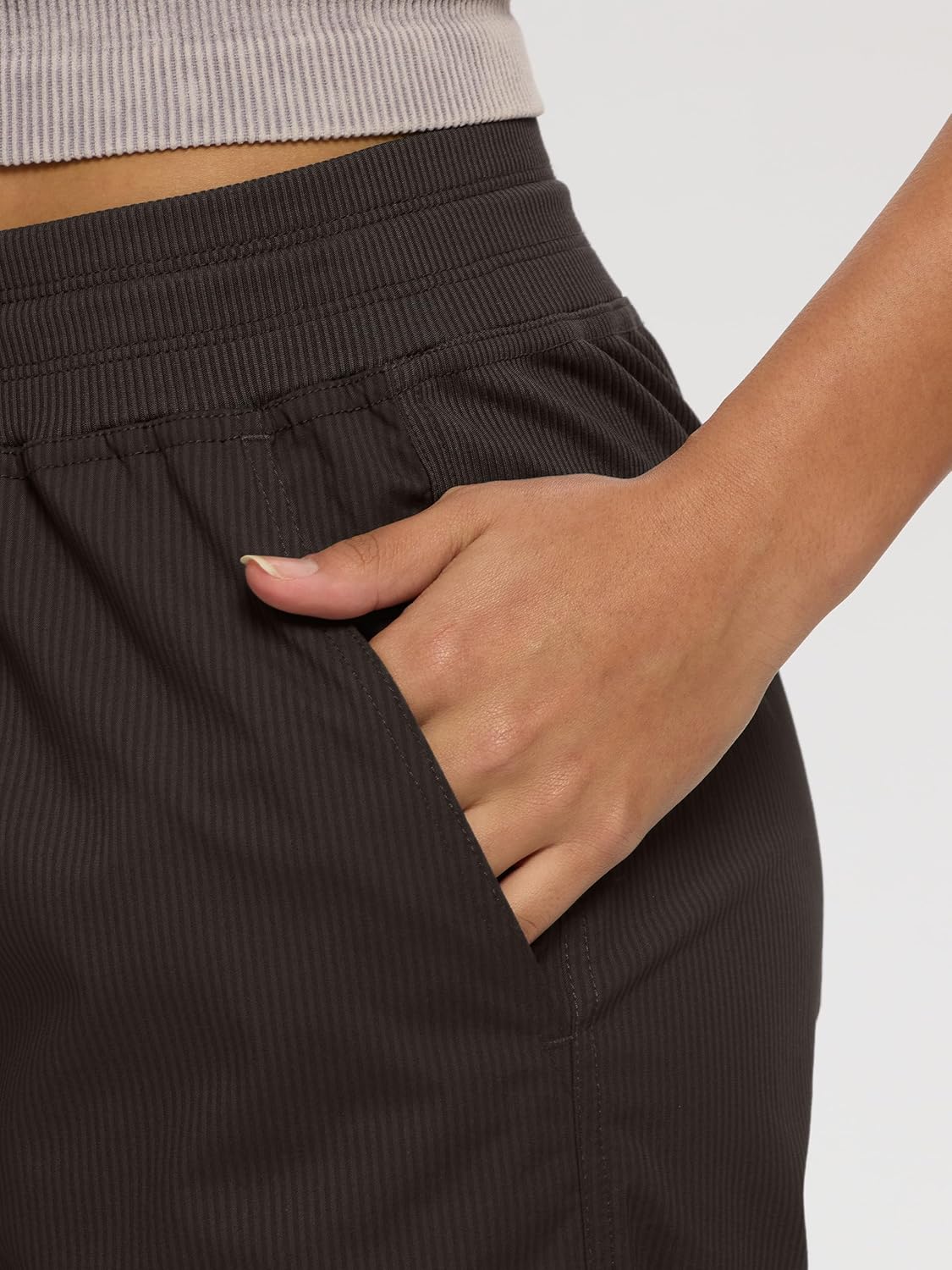 SEVEGO Women's 30"/32"/34"/36" Tall Inseam Lightweight Dance Studio Pants Ruched Workout Athletic Casual Pants - Image 7