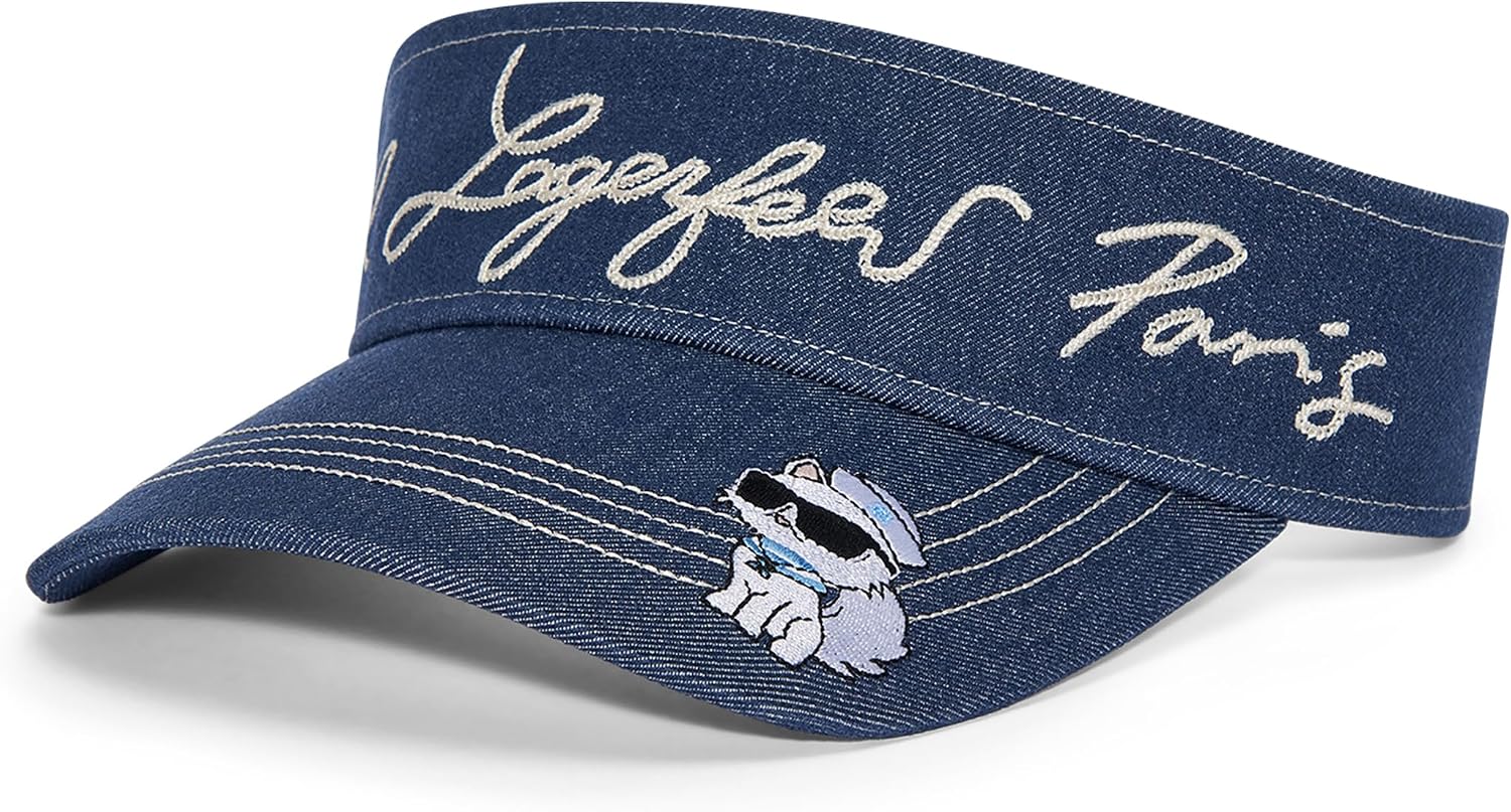 Karl Lagerfeld Women's Admiral Choupette Visor