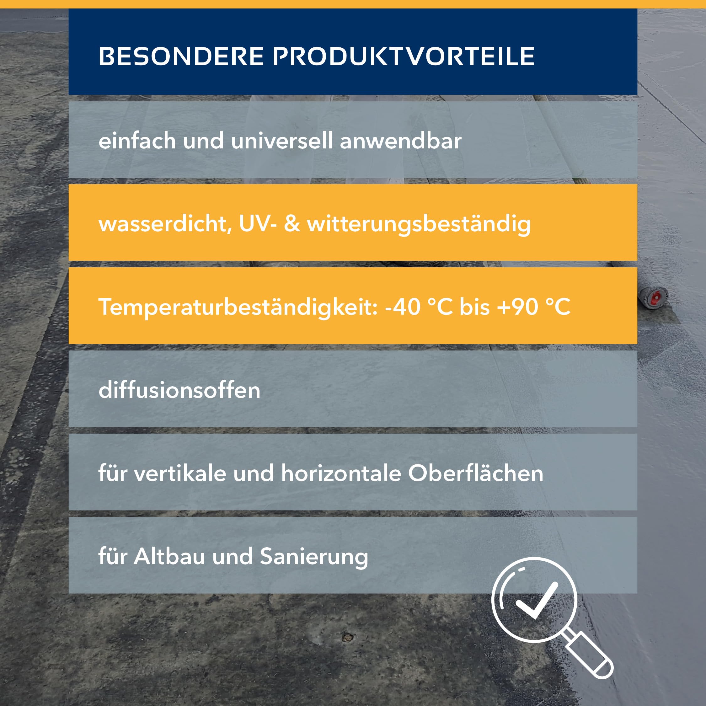 Flüssigkunststoff 1K KLUTHEROL Easy Abdichtung - 4KG zur Abdichtung von Flachdächer, Balkone, Detailanschlüsse und Bauelemente