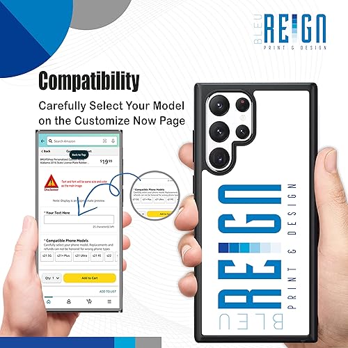 Miniatura 6 de Bleu Reign Funda de teléfono personalizada para Galaxy S20 Note 8 9 10 20 Ultra Plus nombre personalizado bandera de Serbia monograma de madera