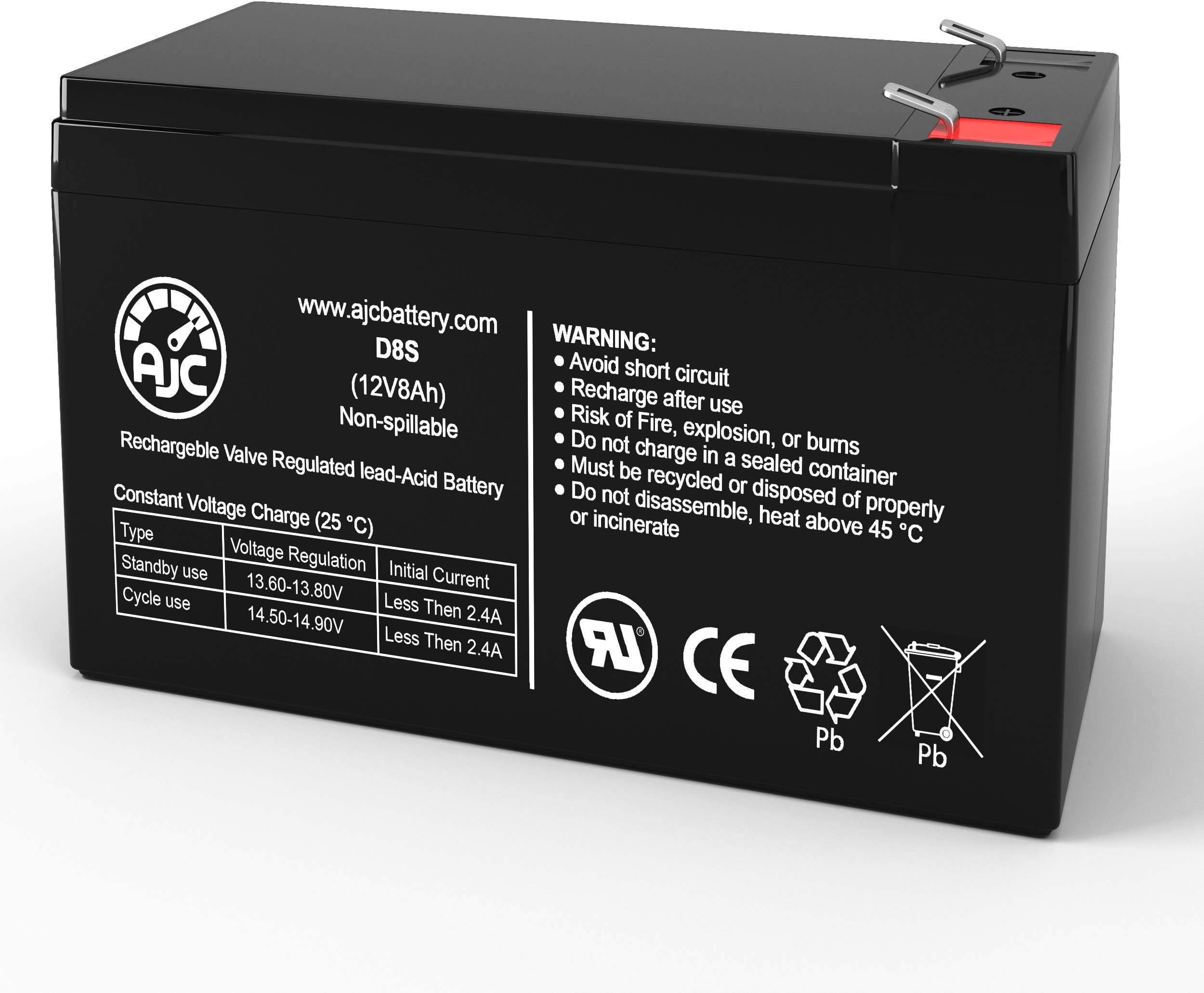 Minuteman Enterprise E750 12V 8Ah UPS Battery - This is an AJC Brand Replacement