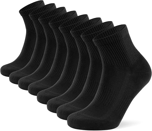 YORJOSOX Calcetines Tobilleros Hombre Deporte Algodon Cortos Deportivos Sin Costuras Trabajo Transpirables Quarter Calcetines