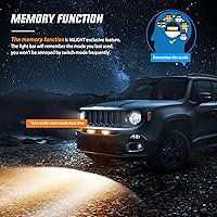 Vista 49 de Nilight Kit de extensión de arnés de cableado de conector DT de 3 pines de 16 AWG de 16 AWG, 10 pies, enchufe y juego, para modo dual, barra