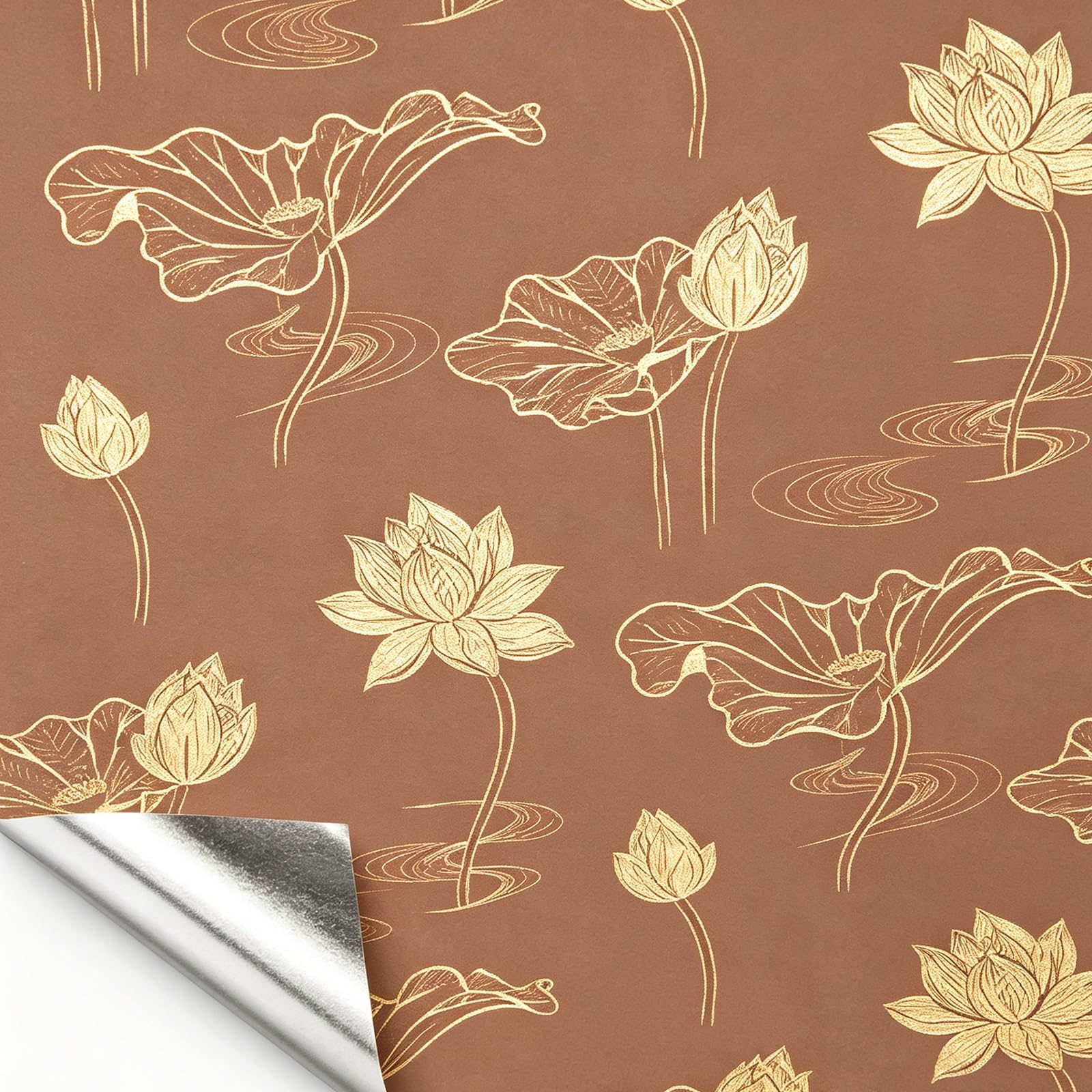 Zynqra F ﻿Vintage Loral Peel And Stick Wallpaper,Sel Adhesive Decorative Bathroom/Kitchen(,L300cm/118.1In*W44cm/17.3In)